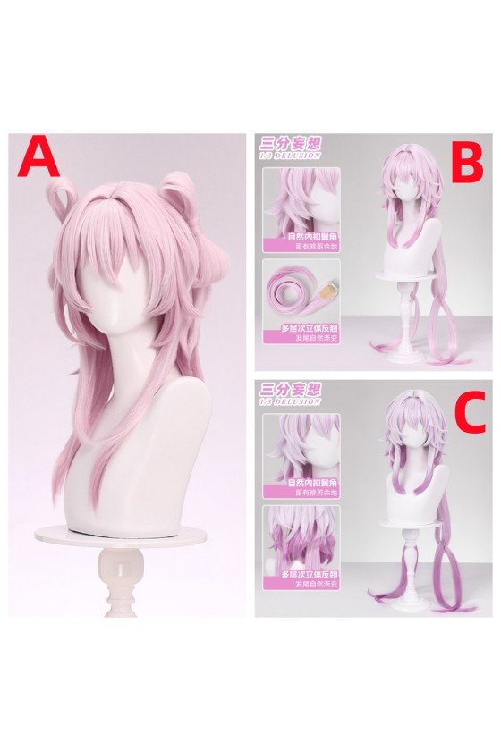 1/3 Delusion Honkai Star Rail March 7th Pink Cosplay Wigs